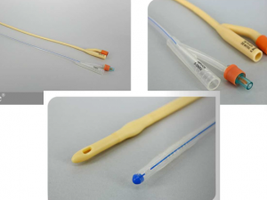 Фоли катетері FR14 силикон жабыны бар екі жақты латекс