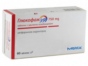 Глюкофаж XR 750