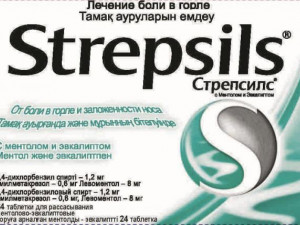 Стрепсилс с Ментолом и Эвкалиптом